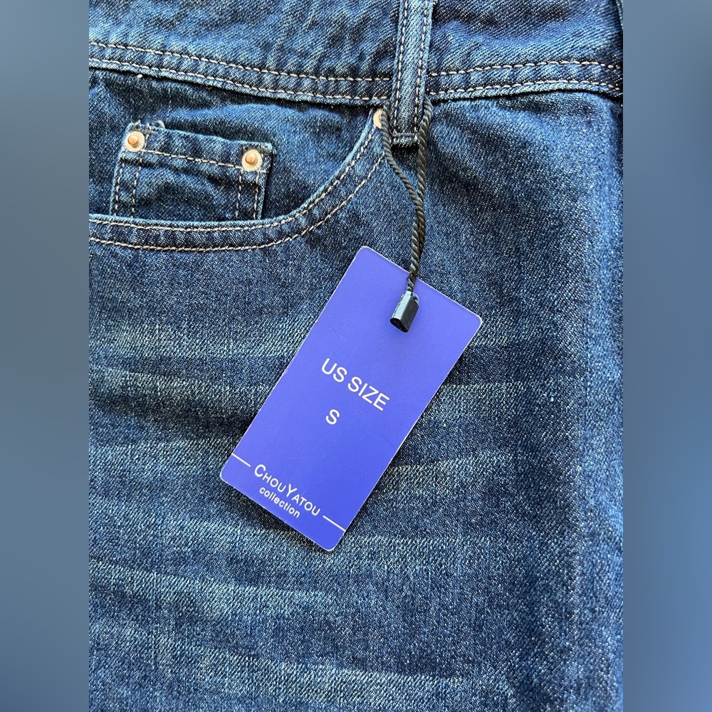 π π NWT CHOUYATOU Denim Skirt | Womenβs Small - Picture 7 of 8